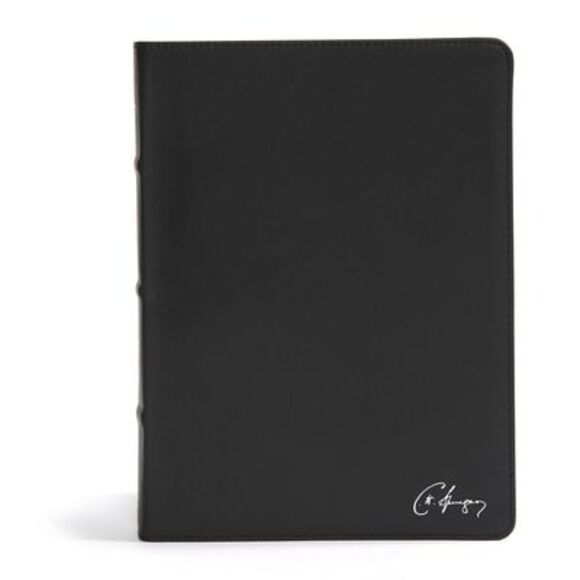 CSB Spurgeon Study Bible, Black Genuine Leather -- Alistair Begg - Picture 1 of 1